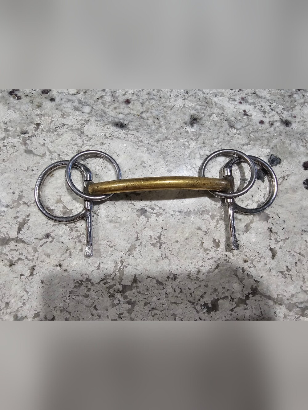 Bowman Mullen Wilson Half Cheek Snaffle Bit, 5.5